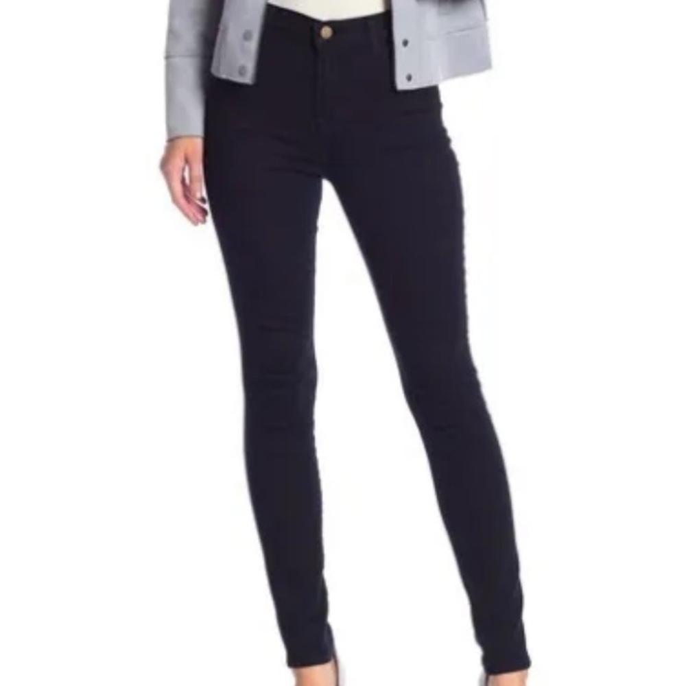 J. BRAND Maria High Rise Skinny Jeans Dark Blue Shy Size 25 ASO Bella Hadid